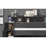Julian Bowen Camelot Bunk Bed with Staircase - Anthracite
