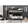 Julian Bowen Camelot Bunk Bed with Staircase - Anthracite