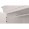 Julian Bowen Clermont 2 Door 1 Drawer Wardrobe - Light Grey