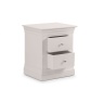 Julian Bowen Clermont 2 Drawer Bedside - Light Grey