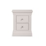 Julian Bowen Clermont 2 Drawer Bedside - Light Grey