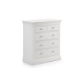 Julian Bowen Clermont 3+2 Drawer Chest - Light Grey
