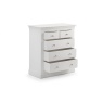 Julian Bowen Clermont 3+2 Drawer Chest - Light Grey