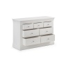 Julian Bowen Clermont 4+3 Drawer Chest - Light Grey