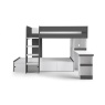 Julian Bowen Eclipse Bunk Bed - Charcoal & White