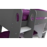 Julian Bowen Eclipse Bunk Bed - Charcoal & White