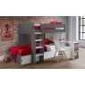 Julian Bowen Eclipse Bunk Bed - Charcoal & White
