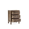Julian Bowen Heritage 3 Drawer Bedside