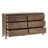Julian Bowen Heritage 6 Drawer Wide Chest