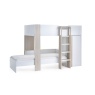 Julian Bowen Horizon Bunk Bed - Pale Wood & White