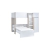 Julian Bowen Horizon Bunk Bed - Pale Wood & White