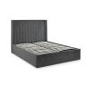Julian Bowen Julian Bowen Langham Scalloped Headboard Storage Bed - Grey
