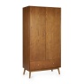 Julian Bowen Lowry 2 Door 1 Drawer Wardrobe