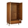 Julian Bowen Lowry 2 Door 1 Drawer Wardrobe