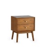 Julian Bowen Lowry 2 Drawer Bedside