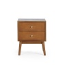 Julian Bowen Lowry 2 Drawer Bedside