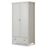 Julian Bowen Maine 2 Door Combination Wardrobe - Dove Grey
