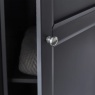 Julian Bowen Maine 3 Door Combination Wardrobe - Anthracite