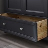 Julian Bowen Maine 3 Door Combination Wardrobe - Anthracite