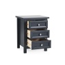 Julian Bowen Maine 3 Drawer Bedside - Anthracite