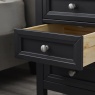 Julian Bowen Maine 3 Drawer Bedside - Anthracite