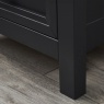 Julian Bowen Maine 3 Drawer Bedside - Anthracite