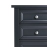 Julian Bowen Maine 3 Drawer Bedside - Anthracite