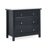 Julian Bowen Maine 3 Drawer Wide Chest - Anthracite
