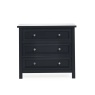 Julian Bowen Maine 3 Drawer Wide Chest - Anthracite