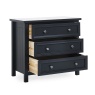 Julian Bowen Maine 3 Drawer Wide Chest - Anthracite