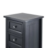 Julian Bowen Maine 5 Drawer Tall Chest - Anthracite