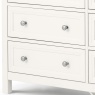 Julian Bowen Maine 6 Drawer Wide Chest - Surf White