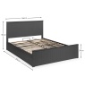 Julian Bowen Maine Ottoman Bed - Anthracite