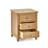Julian Bowen Mallory 3 Drawer Bedside