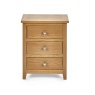 Julian Bowen Mallory 3 Drawer Bedside