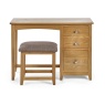 Julian Bowen Mallory Single Dressing Table & Stool
