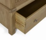 Julian Bowen Memphis 2 Door 1 Drawer Wardrobe - Limed Oak