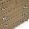 Julian Bowen Memphis 3 + 2 Drawer Chest - Limed Oak