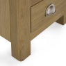 Julian Bowen Memphis 3 Drawer Bedside - Limed Oak