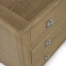 Julian Bowen Memphis 3 Drawer Chest - Limed Oak