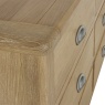 Julian Bowen Memphis 6 Drawer Wide Chest - Limed Oak