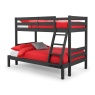 Julian Bowen Merlin Triple Sleeper Bunk Bed - Anthracite