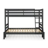 Julian Bowen Merlin Triple Sleeper Bunk Bed - Anthracite