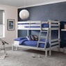 Julian Bowen Merlin Triple Sleeper Bunk Bed - Dove Grey