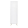 Julian Bowen Murano 2 Door 1 Drawer Wardrobe - Matt White