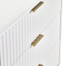 Julian Bowen Murano 3 Drawer Chest - Matt White