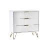 Julian Bowen Murano 3 Drawer Chest - Matt White