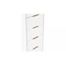 Julian Bowen Murano 5 Drawer Tallboy - Matt White