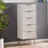 Julian Bowen Murano 5 Drawer Tallboy - Matt White