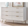 Julian Bowen Murano 6 Drawer Chest - Matt White